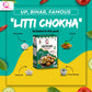 Litti Premix | Atta 200g, Sattu 80g, Chokha 70g and Peanut Chutney 50g | Taste of Bihar | Ready To Cook