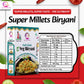 Multi Millets Veg Biryani | Biryani 300g, Biryani Seasoning 10g, Peanut Chutney 50g and Raita Boondi 40g | Rich in Fiber, Protein & Essential Nutrients | Ready To Cook Biryani